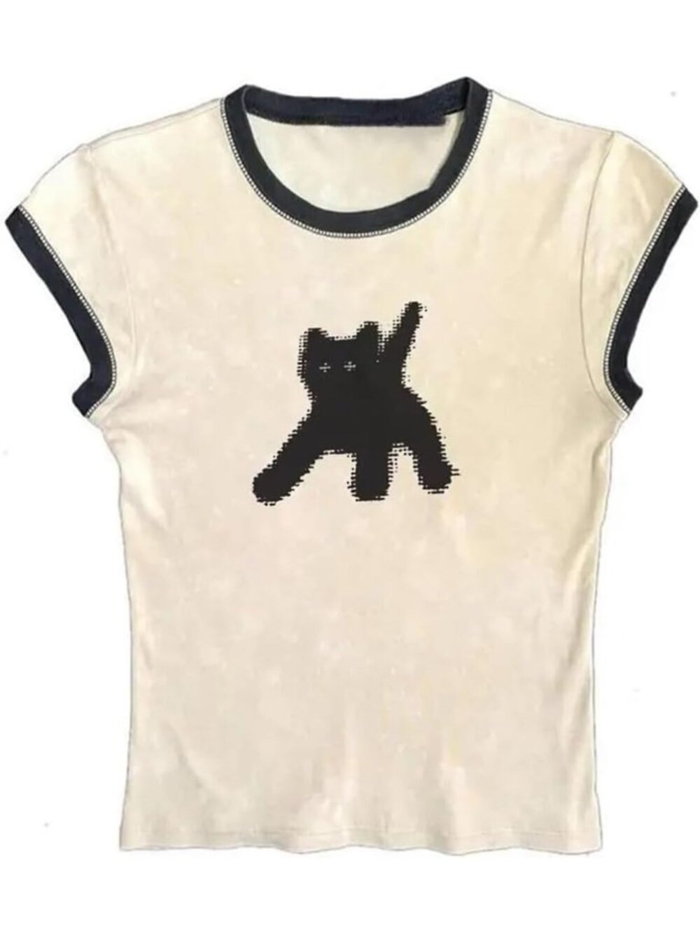 Y2K Graphic Baby Tee for Women | Grunge Emo Aesthetic Crop Top | Cute Alt Shirt